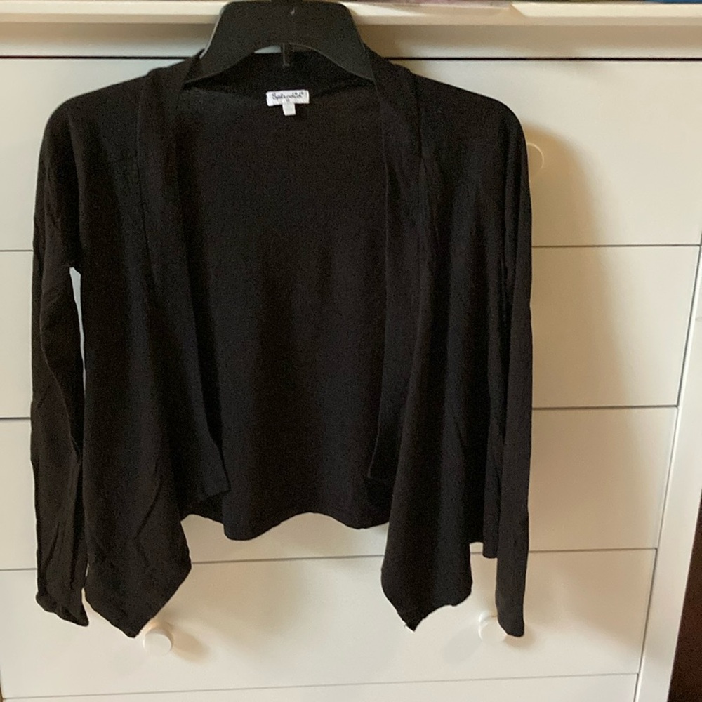 🌸 Splendid Girls Size 12 Black Cardigan